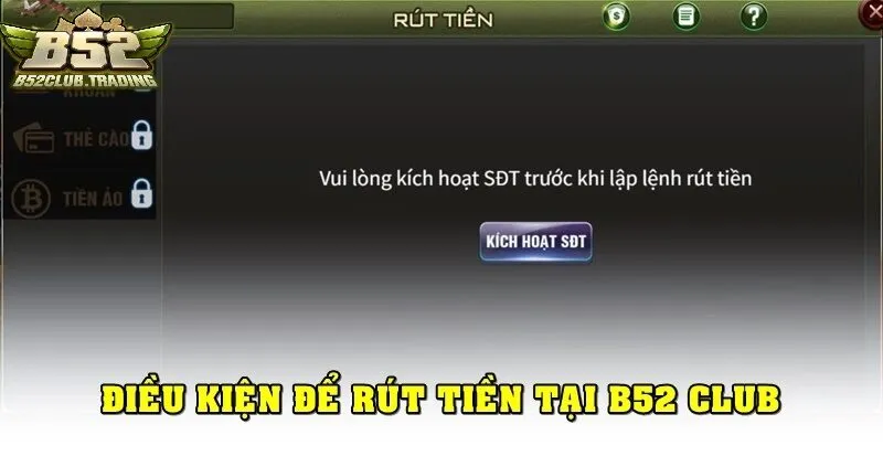 Lưu ý khi Rút Tiền B52 Club